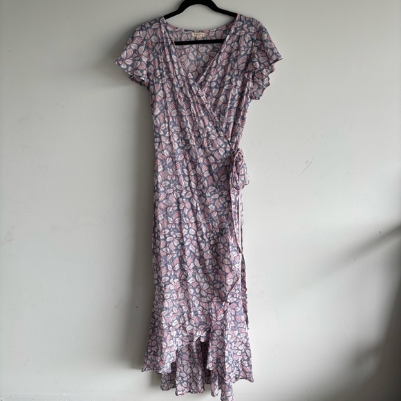 Aunty B. Farrah Dress in Fog Made in India size L/XL - Picture 3 of 9